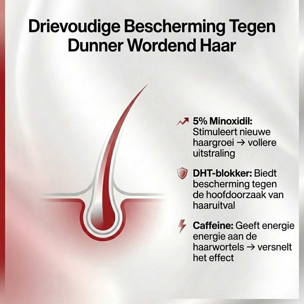 Minoxidil 5% Spray met DHT Blocker – Voor Sterker, Voller en Gezonder Haar – 100 ml