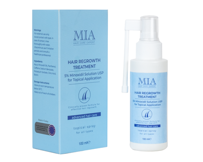 5% Minoxidil Spray met Caffeïne, Biotine & Panthenol